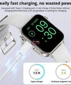 eNField-BD.COM COLMI P80 Smartwatch Type-C Charging & Flashlight Smart Watch