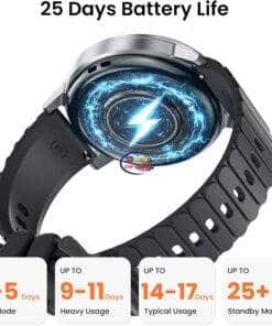 eNField-BD.COM KOSPET Men’s Smart Watch 25-Day Battery AMOLED IP68 | Black Smart Watch