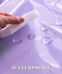 eNField-BD.COM No Hook EVA Shower Curtain Liner 71″x74″ | Clear Lavender Home & Living  
