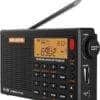 eNField-BD.COM SIHUADON R-108 DSP Radio – AM/FM/SW/AIR with MP3 | Black Others