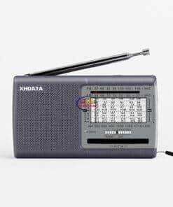 eNField-BD.COM XHDATA D219 Portable AM/FM SW Radio | Clear Sound Gray Others  