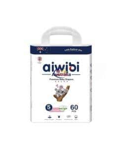 eNField-BD.COM Aiwibi Premium Newborn Tape Diaper 60pcs | Belt 3-6Kg Soft Care Others  