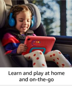 eNField-BD.COM Amazon Fire 7 Kids Tablet (12th Gen) Red | Safe Learning for Kids Earphones / Headset  