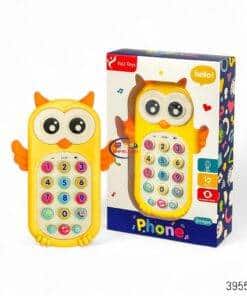 eNField-BD.COM Hello Mobile Phone Baby Toy – Yellow Interactive Play Toys  