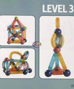 eNField-BD.COM Magbuild 66Pcs Magnetic Building Sticks Toy Toys