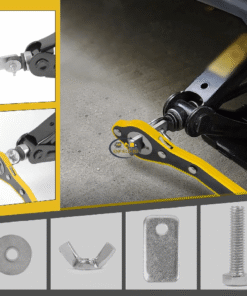eNField-BD.COM 360° Car Jack Ratchet Wrench Long Handle Tool | BD Bike & Car