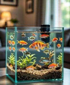 eNField-BD.COM Crystal Glass Aquarium 18x9x9 Price BD 2025 Home & Living  