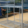 eNField-BD.COM School Bunk Bed for Dormitory Silver Gray – Durable & Space-Saving Home & Living