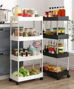 High Capacity Multifunctional Trolley Rack in Dhaka Kitchen