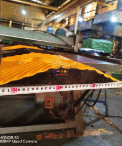 eNField-BD.COM Rubber Speed Bump 1000mm×350mm×50mm Black Yellow BD Sale Industrial And Scientific  