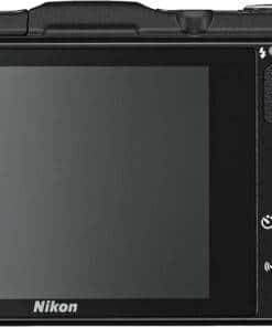 Side view of Nikon Coolpix S9700 with OLED screen