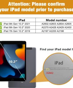 ipad 10.2 tri fold smart case pencil holder 7th 8th 9th gen
