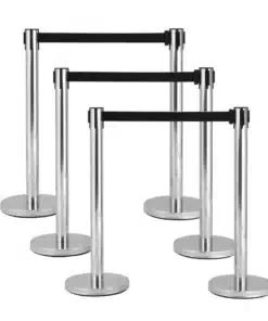 black stanchion post 36″ | crowd control barrier