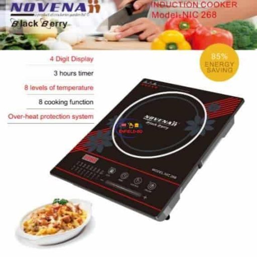 Enfield-bd.com Kitchen & Dining Novena Induction Cooker NIC- 268 | Black Berry