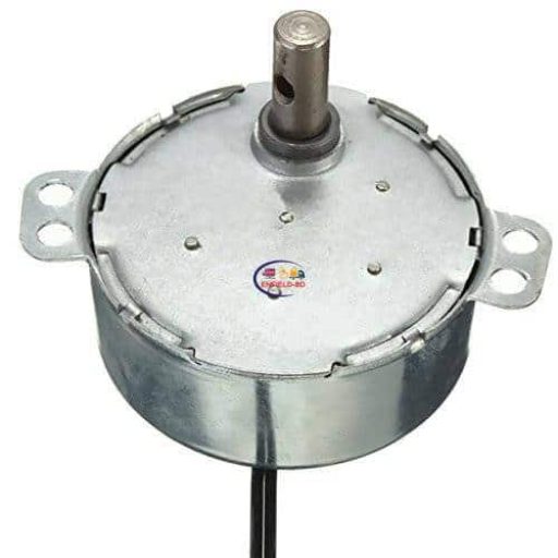Enfield-bd.com Gadget Micro Synchronous Geared Motor AC 220V 50/60Hz 4W 2.5/4 RPM Round Robust For Microwaves Oven, AC, Motor, Mini Fans