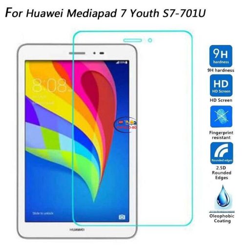Enfield-bd.com Gadget Cases & Screen Protector Huawei MediaPad 7 Youth S7-701 S7-701u S7-701w Tablet Protective Glass 9H Tempered Glass Explosion-proof Screen Protector