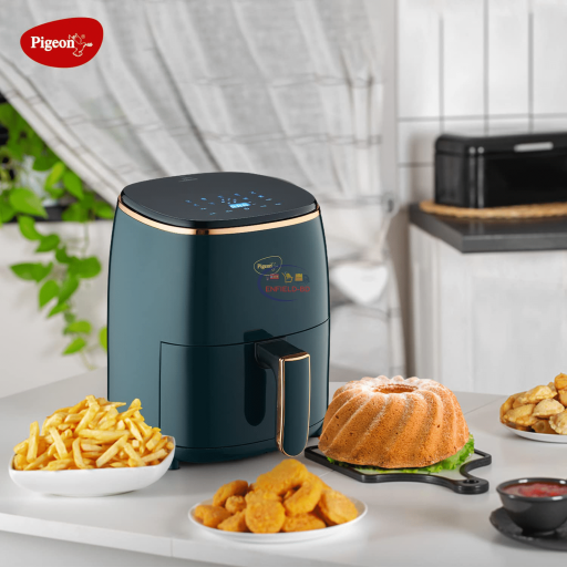 Pigeon Healthifry Air Fryer 4.2L 1200 Watt Digital Air Circulation | Green Kitchen & Dining