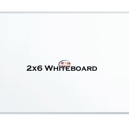 Enfield-bd.com Normal Whiteboard 2×6 Feet Normal Whiteboard | Milk White Formica | Anodized Aluminum Frame | 3/4″