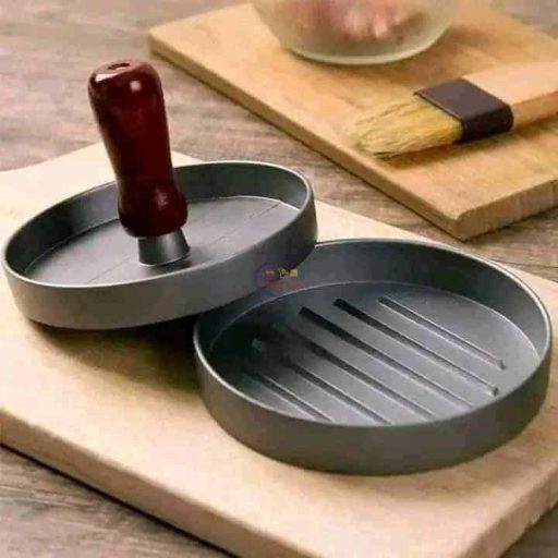 Burger Presser Hamburger Maker Non Stick Aluminium Beef Patty Meat BBQ Kitchen & Dining