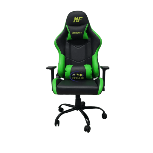 Enfield-bd.com Game Consoles & Accessories Horizon Apex-BG Gaming Chair | Black +Green 5 Wheels Adjustable Ergonomic