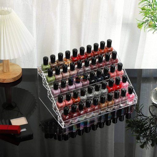 5 Layer Nail Polish Rack Tabletop Display Stand Holds Smart Watch