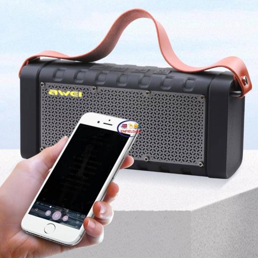 Enfield-bd.com Electronics Home Audio AWEI Y668 Creative ABS Bluetooth 5.0 Music Player Wireless Bass Stereo Speaker