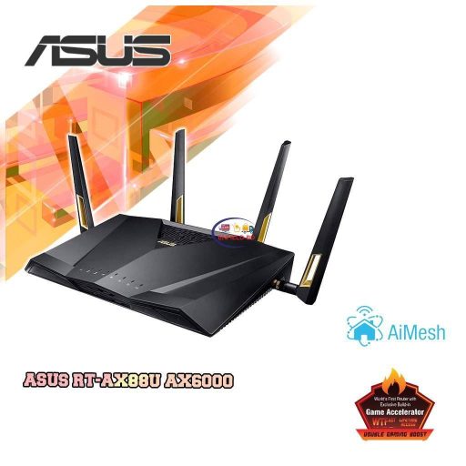 Asus RT-AX88U Dual Band WiFi 6 Router 1 GB RAM 5 GHz Enfield-bd.com