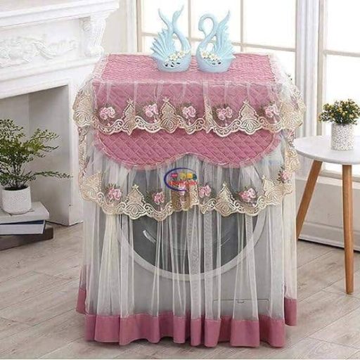 Enfield-bd.com Home & Living Washing Machine Cover Front Loader Lace Ruffles Floral