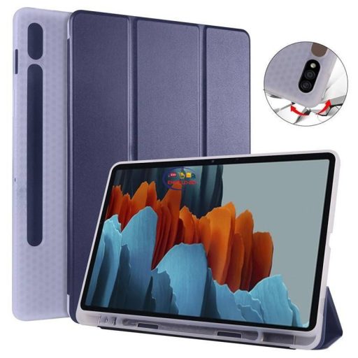 Enfield-bd.com Gadget Cases & Screen Protector Galaxy Tab S7 SM-T870 T870 T875 Case with Pencil Holder Smart Folio for Galaxy Tab S7 Back Cover 11 inch Tablet Case