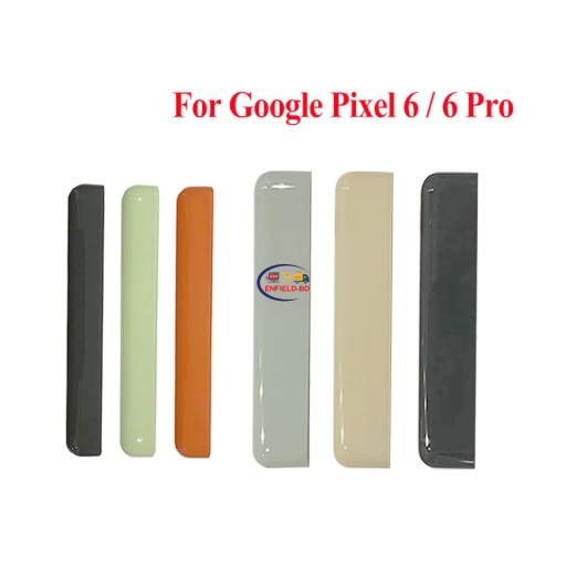 Enfield-bd.com Cases & Screen Protector Google Pixel 6 Pro Rear Cover Glass Strips Replacement Parts Battery Back Cover Glass Strips