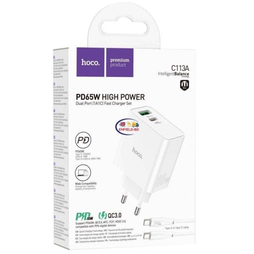 Enfield-bd.com Charger & Adapter HOCO USB C Charger PD 3.0 Type C Fast Charger Adapter