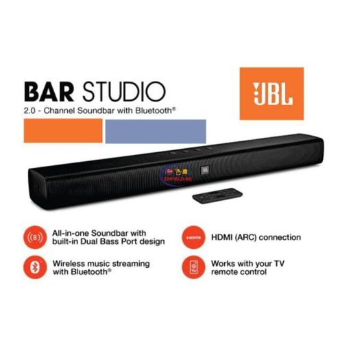 JBL Bar 2.0 – Channel Soundbar Bluetooth Version : 4.2 Enfield-bd.com