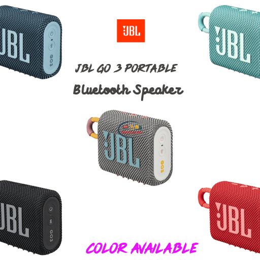 Home Audio JBL GO 3 Portable Dustproof Waterproof Bluetooth Speaker Enfield-bd.com