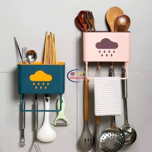 Kitchen Wall Mount Holder Multifunctional kitchen Drying Rack Enfield-bd.com