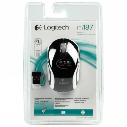 Computer Accessories & Peripherals Gadget Home & Living Logitech M187 Wireless Extra-small Mouse Mac Support Enfield-bd.com
