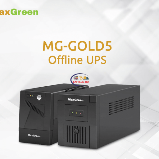 Computer Accessories & Peripherals Home & Living MAXGREEN MG-GOLD5 UPS 1200VA Offline Backup 30-40 Minutes Enfield-bd.com