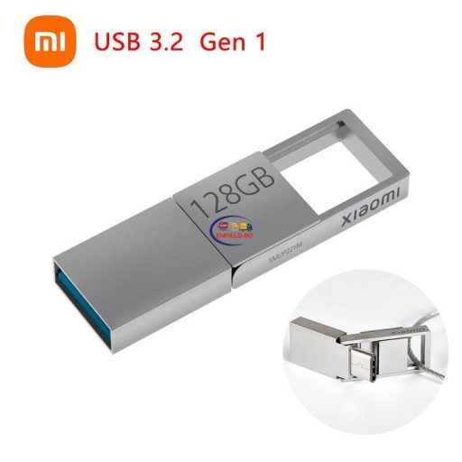 Enfield-bd.com Gadget Storage/hard Drive New Xiaomi Dual Interface U Disk 128G 64G USB 3.2 Type-C Interface Mobile Phone Computer Mutual Transmission Portable USB Memory