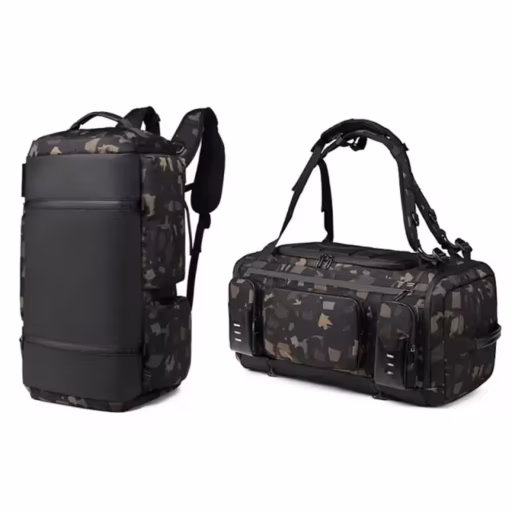 Ozuko 9326 Laptop Duffle Backpack 40L Waterproof USB (5)