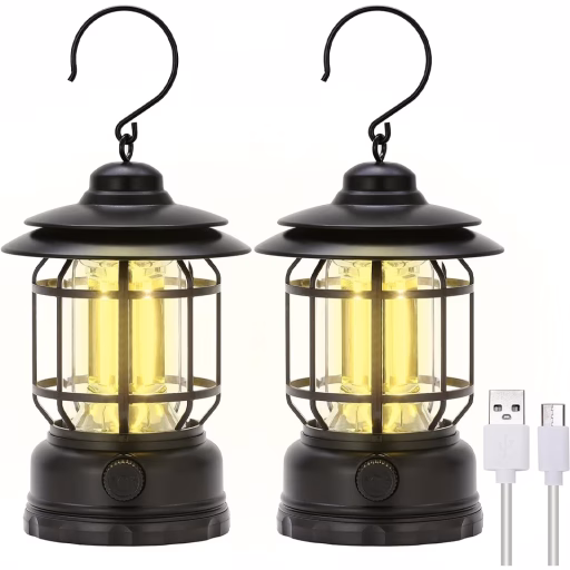 Portable Retro Rechargeable Camping Lamp L-27 Price in BD (3)
