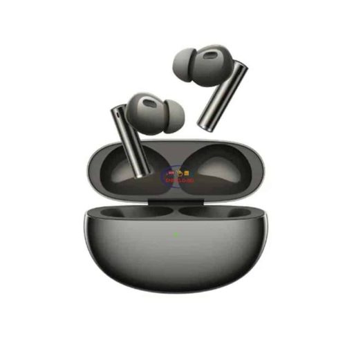 Realme Buds Air 6 Pro Earbuds 50dB ANC LDAC HiRes 3D Audio| Black Smart Watch