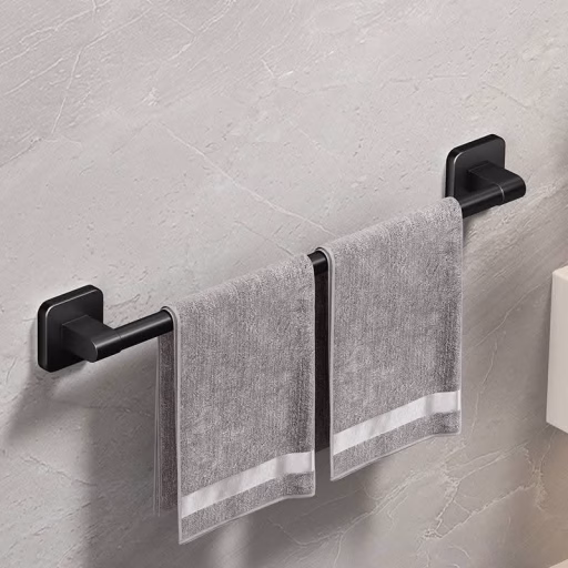 Self Adhesive Bathroom Towel Holder Rack (1)