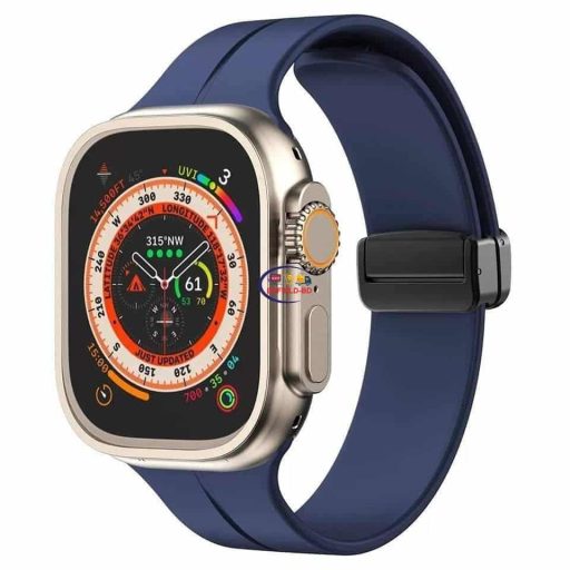 Enfield-bd.com Gadget Silicone Magnet Straps For Apple Watch 42mm 44mm 45mm 49mm