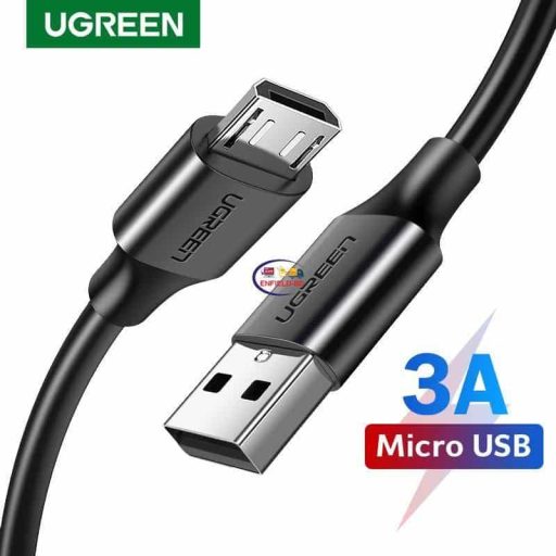 Enfield-bd.com Gadget Ugreen Micro USB Cable 3A Fast Charging Cable for Samsung S7 Xiaomi Redmi HTC LG Android Mobile Phone Data Wire USB Charger Cord