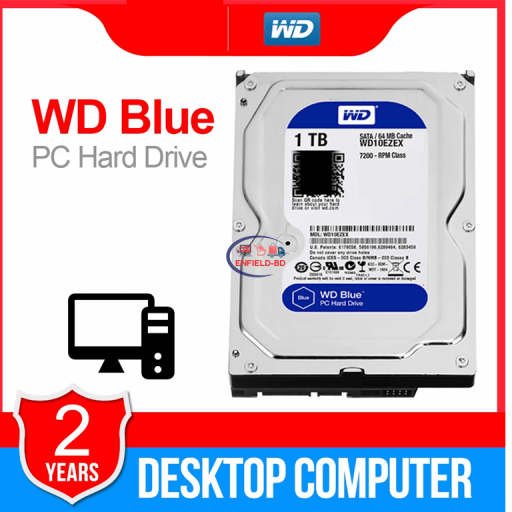Storage/hard Drive WESTERN DIGITAL 1TB HDD Blue Desktop Solid Performance Enfield-bd.com