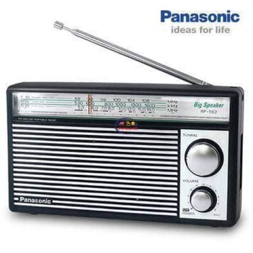 Panasonic RF-562DD FM MW SW Radio 3 Band Battery Operated | Black Others